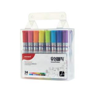 (모나미) 유성매직 24색SET