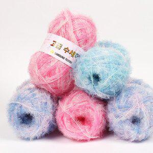 [야나][9+1][80g] 고급수세미 나염(high luffa mix color)