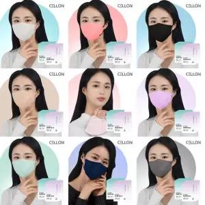 인디에어 새부리형 대형 중형 소형 컬러 마스크 25매