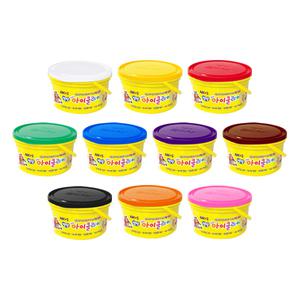 아모스 아이클레이(600g) 10색 컬러클레이 학습용 미술놀이 만들기재료 촉감놀이