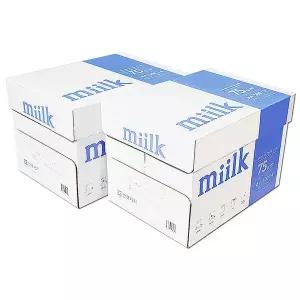 [밀크쉐이크]밀크 A4 복사용지 A4용지 75g 2000매 2박스