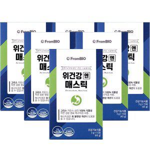 [기타]프롬바이오 위건강엔 매스틱 메스틱 15포 x 6박스 90포 3개월