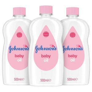 JOHNSONS Baby Oil Multipack 존슨즈 베이비 오일 멀티팩 500ml X 3 1 세트