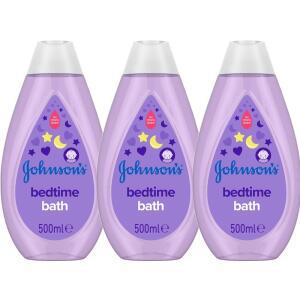 JOHNSONS Bedtime Bath Gently Cleanses 존슨즈 베드타임 배스 젠틀리 클렌즈 500ml 3 팩