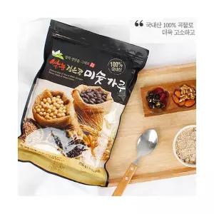 700gx2봉 국내산 고소한 쌀눈 검은콩 미숫가루 건강간식 선식
