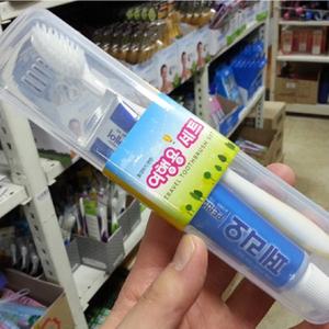 치약 칫솔 세트 휴대용 여행용 양치 치솔 페리오