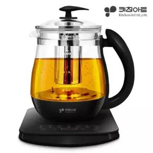 [키친아트] 쏘렐 프리미엄 다다 전기 티포트 KIA-EK15 (화이트/블랙) 차탕기 커피/분유포트 1.7L대용량 내열강화유리 304스테인리스