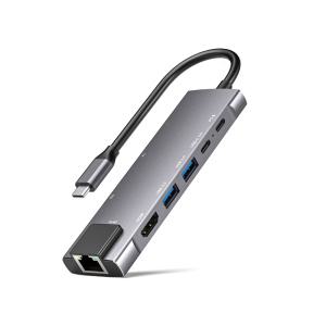 C타입 8포트 멀티허브 4K미러링 기가랜포트 USB3.0 PD충전