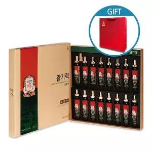 [하프클럽/정관장]정관장 활기력 20ML 16입 쇼핑백 포함-6년근홍삼 선물세트 홍삼원 홍삼원골드