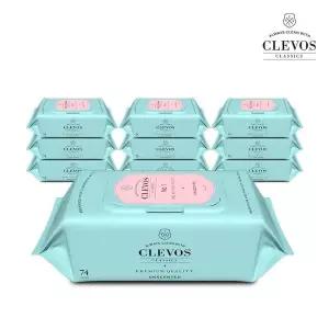 [NS홈쇼핑][클레보스] 넘버원 민트 물티슈 캡형 70매 10팩[31808915]