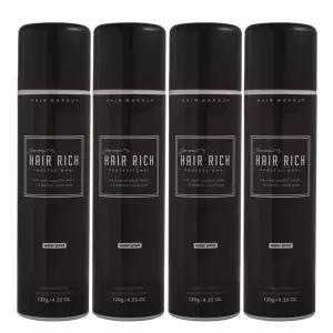 헤어리치 흑채 스프레이 120g 4개