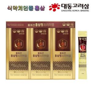 대동고려삼 불로건 홍삼정 프리미엄 10g x 30포 식약처인증 6년근 진세노사이드 20mg 부모님건강