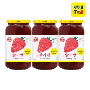 오뚜기 딸기쨈 500g, 3개