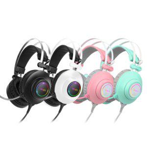 앱코 N550 ENC 가상 7.1 RGB 진동 노이즈 캔슬링 마이크 3D 초경량 게이밍 헤드셋 sts