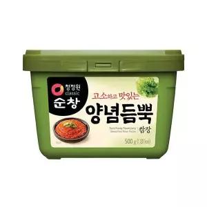 청정원 우리집 청정원 순창 양념듬뿍 쌈장 500g(PET) 캠핑 여행 자취 잔치 등산 식당용 대용량 식재료 병원