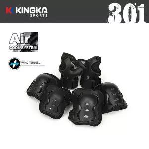 킹카 301 보호대 3PACK 인라인 킥보드 블랙 킹카스포츠