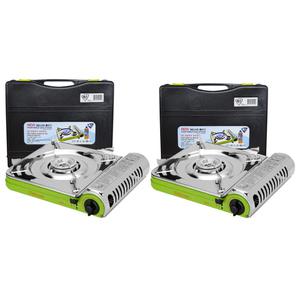 맥스 고화력 스텐 슬림 휴대용 가스렌지 MS-3500S x 2개 가스버너