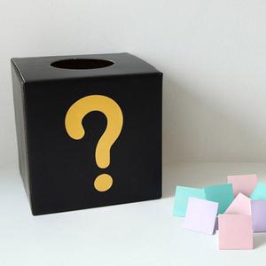 랜덤 뽑기이벤트 궁금이상자 응모함 추첨함 추첨박스 촉감놀이 비밀상자