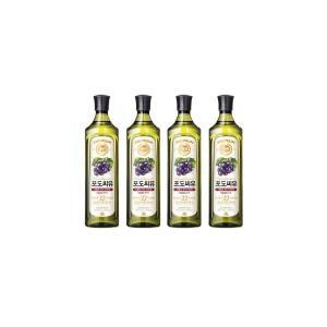 사조 해표 포도씨유 900ml x 4개 식용유 오일 요리유 튀김 볶음 다양한 요리 가정 캠핑