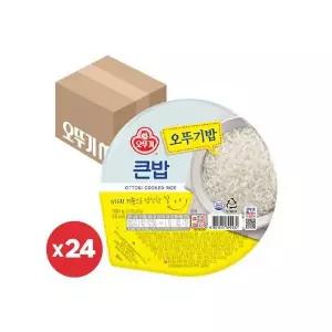 | 오뚜기 | 오뚜기밥 큰밥 300G 24개 1 간식 휴게실 탕비실 가용비 유부초밥토핑 사누끼 우동집 유부초밥