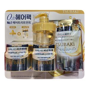 츠바키 0초 헤어팩 180gx2+리필150g+펌프/ 트리트먼트