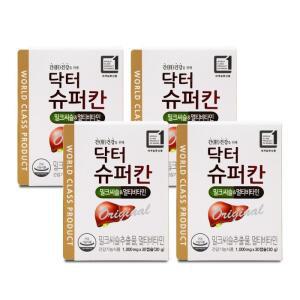 에이치엘사이언스 닥터슈퍼칸 밀크시슬 멀티비타민 1000mg x 30캡슐 4박스