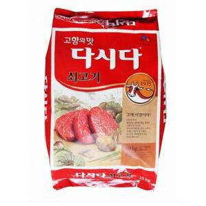 CJ 쇠고기다시다10KG 엄마손맛 한식 반찬 샤브육수 만능육수