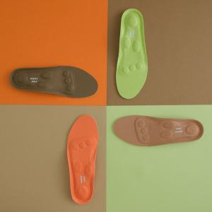 에어핏솔 2세트 족저근막염 쿠션 평발 아치 기능성 운동화 안전화 군대 군인 오솔라이트 키높이 지압 큰 신발 깔창 인솔