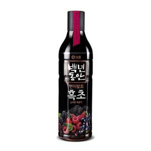 샘표 백년동안 흑초 산머루·복분자 900ml 자취 쉬운요리 엄마손맛 출출할때 음료수 팬트리
