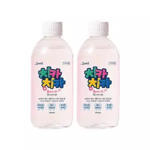 삼일제약 치카치카 플러스액 풍선껌맛 350ml 2개 / 충치예방 가글 무알콜 불소 자일리톨 함유