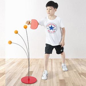 어린이 와이어 탁구연습세트 와이어 탁구대 라켓2 공4 세트 나홀로탁구 탁구놀이 셀프