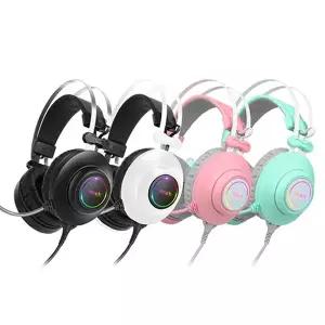앱코 해커 헤드셋 N550 ENC 게이밍 가상 7.1채널 RGB