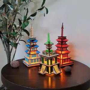 석가탑 다보탑 무드등 만들기 DIY 재료 한지 공예 천문대 신라 조립 나무 우드 꾸미기 중등 