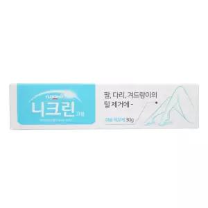 니크린크림30g/제모제/팔다리겨드랑이털제거/피부보호