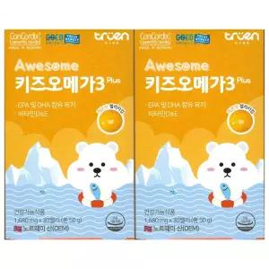 어썸키즈 키즈 오메가3 플러스 1680mg x 30개입 2개 / 써클