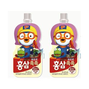 뽀로로 홍삼쏙쏙 포도블루베리 100ml (40팩) 무료