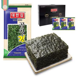 대천김선물세트 추석 명절 설날 도시락 곱창김 세트 5g 20봉 회사 단체 기프트