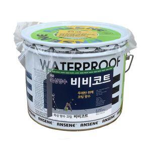 메온셀 옥상방수-우레탄 위에, 일반 옥상에 간편방수-강력접착 - 녹색,회색-비비코트 10kg