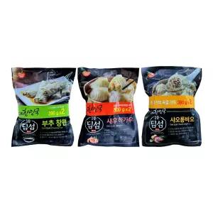 딤섬 새우하가우 300g x 2봉 + 부추창펀 390g x 2봉 + 샤오롱바오 390g x 2봉