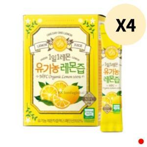 홀베리 레몬즙 주스 1일1레몬 유기농 음료 25g X 4