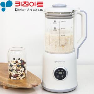 KitchenArt 대용량 두유 메이커 1리터 콩물 제조기 유리 두유기 이유식 죽 먼들기