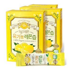 홀베리 1일1레몬 유기농 레몬즙 14포 4박스 NFC 착즙원액 주스