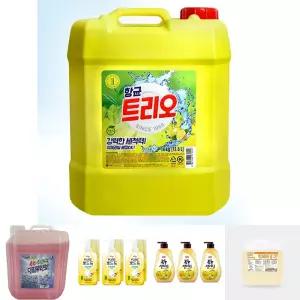 쿨샵 애경 트리오 말통 14kg 업소 대용량 주방세제/대용량주방세제/대용량퐁퐁/말통물비누