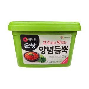 청정원 순창 양념듬뿍 쌈장(사각) 500g 식자재마트 펜션음식 도매가