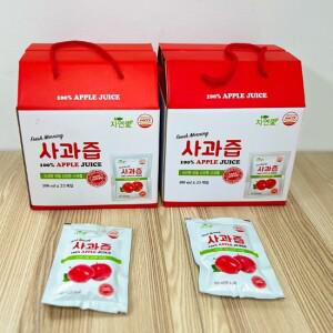 Fresh HACCP 인증 경북 의성 사과 100  사과즙 100ml x50팩