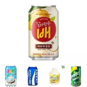 해태음료 갈아만든배 340ml 24캔/헛개나무/과일음료/어린이음료수/배음료/팩쥬스/어린이쥬스/과즙음료/대용
