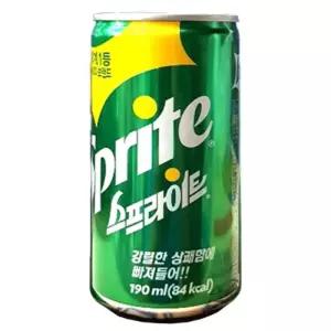 스프라이트 190mlx30캔/팩음료/어린이음료/탄산음료/탄산음료수/어린이음료수/캔음료/사이다