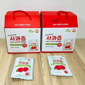 [후레쉬앤푸드]Fresh HACCP 인증 경북 의성 사과 100% 사과즙 100ml x50팩