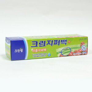 [라이프스토리]크린 크린지퍼백 대 25x30 20매 투명 비닐 지퍼팩