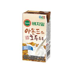정식품 베지밀 아몬드와 호두 두유 190ml 24팩